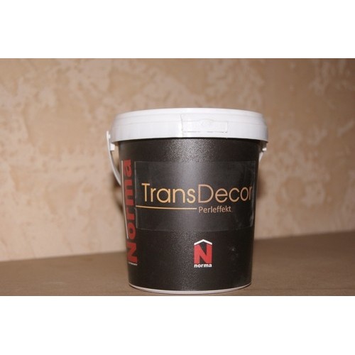 Декоративная прозрачная перламутровая краска Norma Trans Decor (1 л)